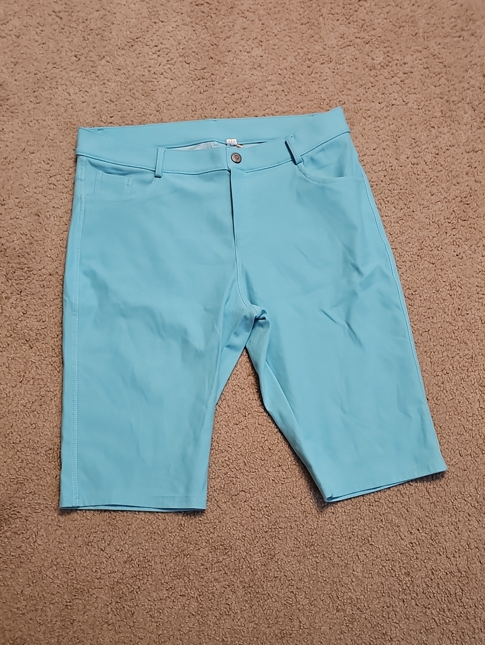 Yelete Aqua Blue Women's Bermuda Shorts